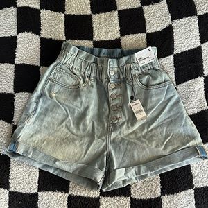 Express High-Waisted Jean Shorts